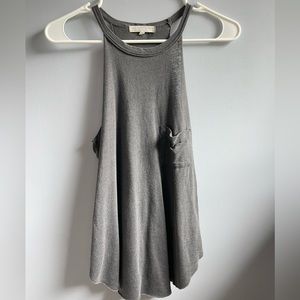 cute gray tank top